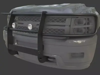 Brush Gaurd 2010 Low-poly 3D model