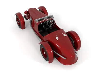 retro car am1934 3D model