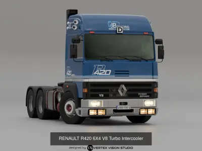 Renault Trucks R Serie pack and Cement Tanker Trailer