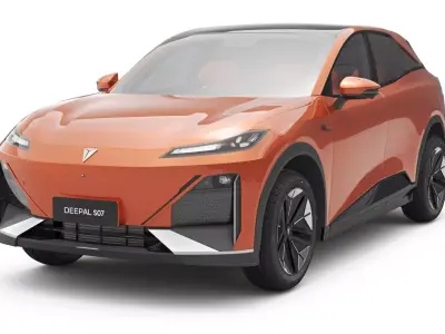 2025 Deepal S07 with Interior 3D model