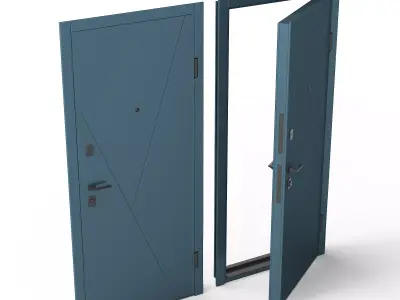 Saella Door 3D model