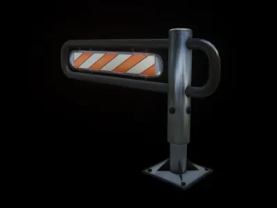 Gabarit de passage Free low-poly 3D model