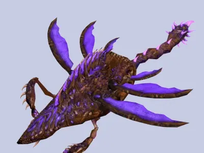 Spaceship ZV Low-poly 3D model