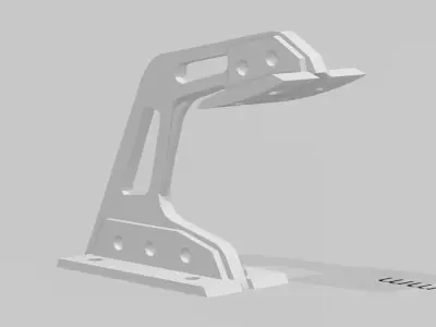 Swan neck wing for RC  3D print model