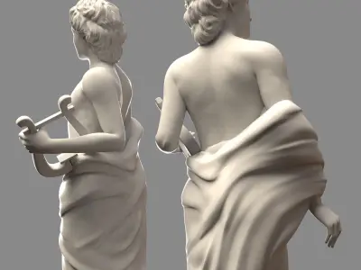 Apollo Statue 3D model