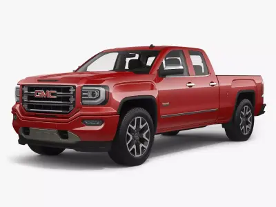 2017 GMC Sierra 1500 Double Cab All Terrain 3D model