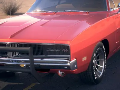 Dodge Charger 1969 General Lee 3D model