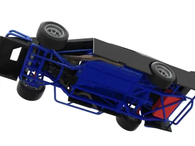 Asphalt Modified stock car Version 3 Scale 1 to 25 3D print model