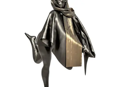 woman style sculpt 3D model