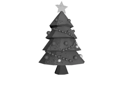 Christmas Tree 3D Printable Model 3D print model 2