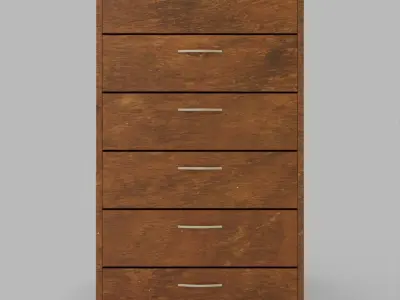 cabinet furniture Low-poly 3D model