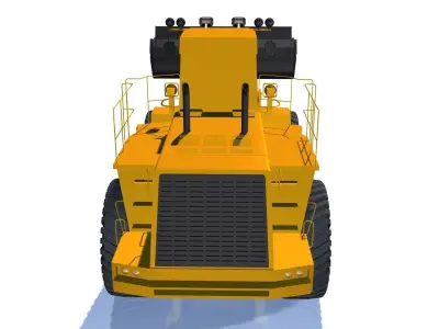 Tractor bulldozer 3D model