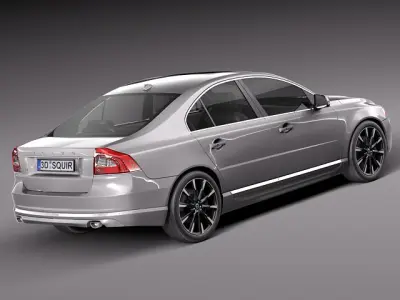 Volvo S-80 2014 3D model