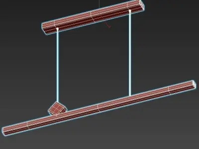 norma led linear pendant light 3D model purchase
