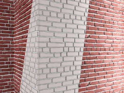 Red Bricks 3D model