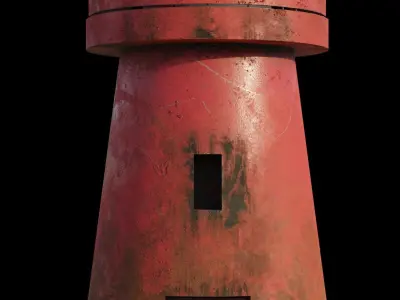 Lighthouse 3D Model PBR materials Low-poly 3D model