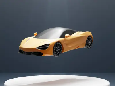 McLaren 720s Basic Model Free 3D print model