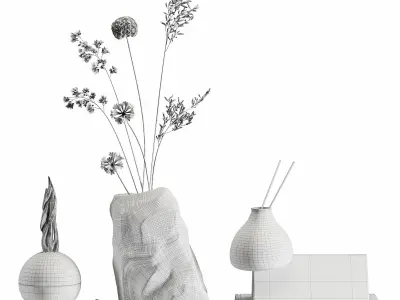 decorative set 08 3D model get