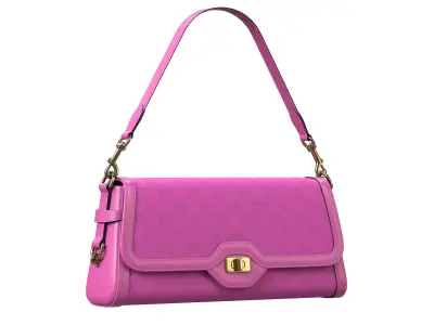 Gucci Luce Bag Pink Low-poly 3D model