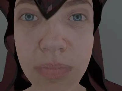 DAYANA Low-poly 3D model