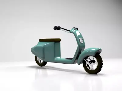 Scooter 3D model by Milena-Ovanesyan from CGTrader
