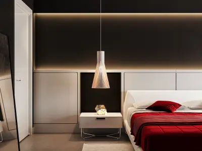 Apartment Bedroom 3D model