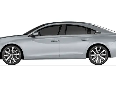 Peugeot 508 2019 3D model