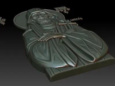 Saint Nikephoros the Leper 3D print model