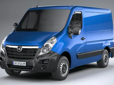 Opel Movano L1H1 2018 3D model