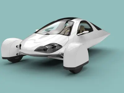 Aptera electric car 3D model