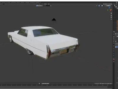 Cadillac coupe devile not fully finished thats why the low price 3D model