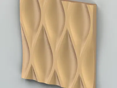 Wall Panel 004 3D model