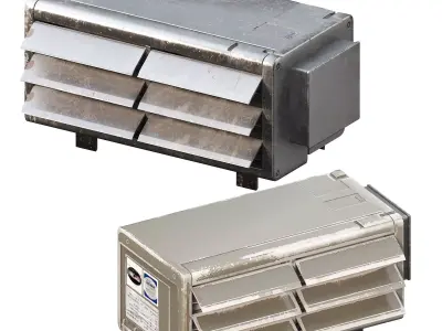 Chiller Low-poly 3D model