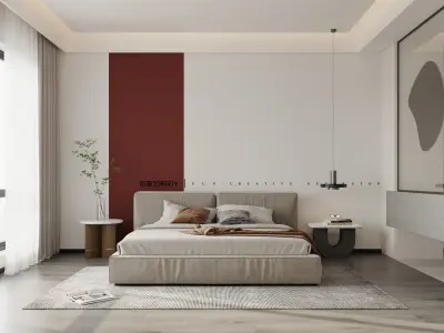 A Seamless Blend of Comfort and Style in 3D Living Spaces 3D model