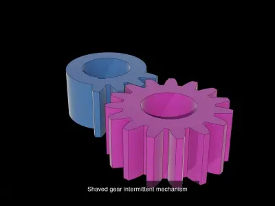 Intermittent Motion Mechanisms 3D Model Collection