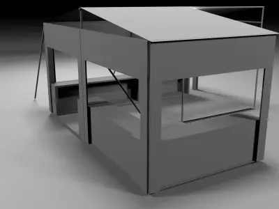 Clothe-Tent tent Free 3D model