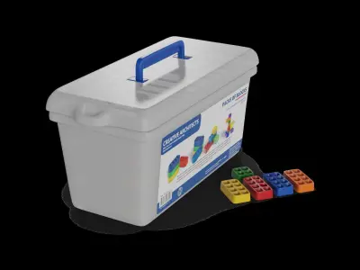 Cars and action games Building Set 3D model