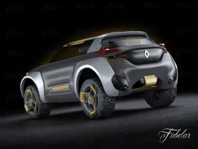 Renault Kwid 3D model