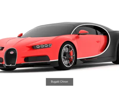 Red car  3D Model Pack