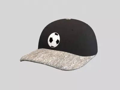 soccer cap  3D model