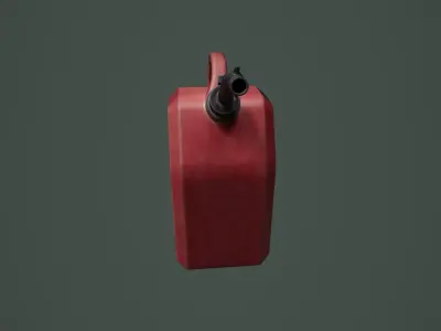 Jerrycan 01 Low-poly 3D model
