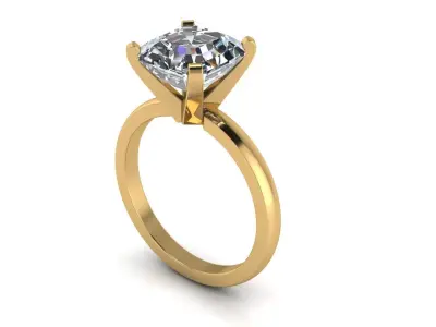 Solitaire Women Diamond Wedding R1 3D print model