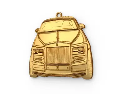 car pendant-05 printable jewelry 3D print model