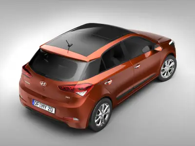 Hyundai i20 2015 3D model
