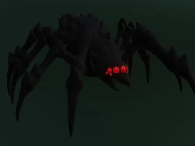 Halloween spider Free 3D print model