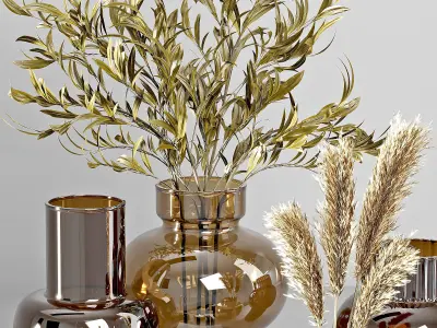 decorative set18 3D model purchase