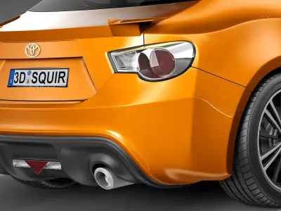 Toyota GT 86 2013 3D model