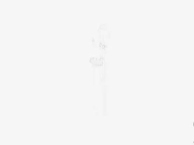 Shower - Rail - Luxury - Rapid Low-poly 3D model