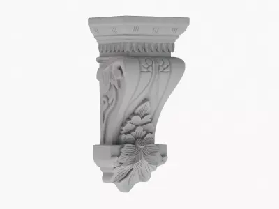 Scroll Corbel 34 3D model