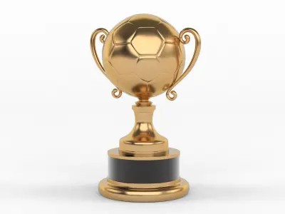 Trophy Cup 3D model 14
